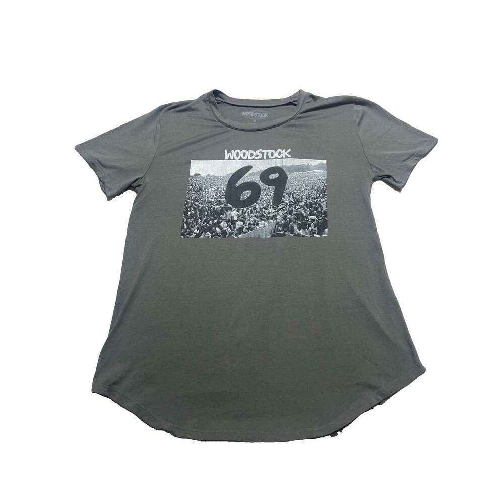 Woodstock 69 Love Revolution Graphic T- Women’s Size Small Gray